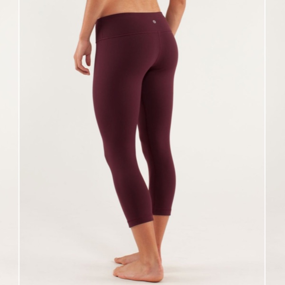 lululemon athletica Burgundy Leggings
